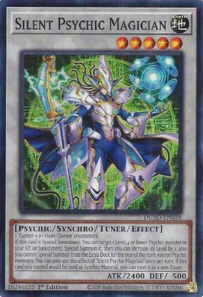 Silent Psychic Magician [DUAD-EN038] Super Rare 1st Edition