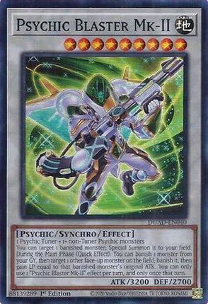 Psychic Blaster Mk-II [DUAD-EN040] Super Rare 1st Edition