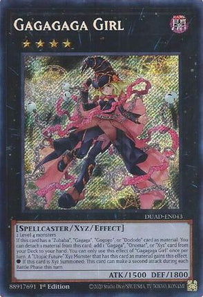 Gagagaga Girl [DUAD-EN043] Secret Rare 1st Edition