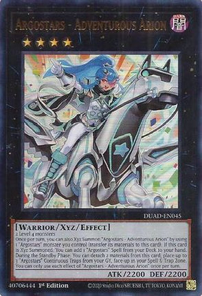 Argostars - Adventurous Arion [DUAD-EN045] Ultra Rare 1st Edition