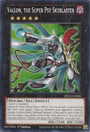Vallon, the Super Psy Skyblaster [DUAD-EN048] Common / Short Print 1st Edition