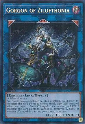 Gorgon of Zilofthonia [DUAD-EN050] Secret Rare 1st Edition