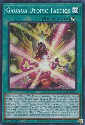 Gagaga Utopic Tactics [DUAD-EN052] Super Rare 1st Edition