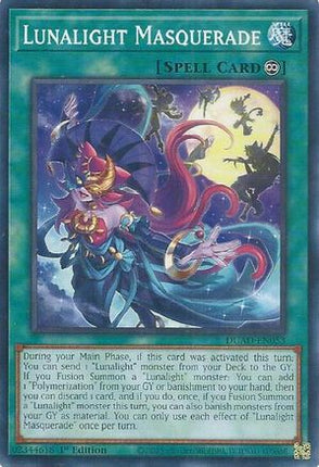 Lunalight Masquerade [DUAD-EN053] Common / Short Print 1st Edition