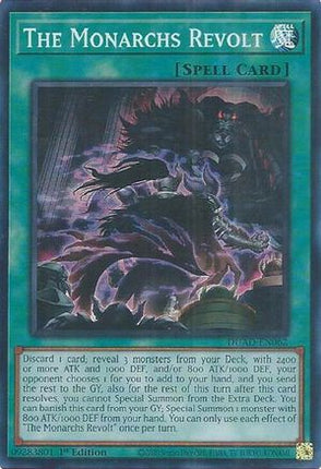The Monarchs Revolt [DUAD-EN062] Super Rare 1st Edition