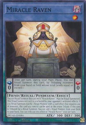 Miracle Raven [DUAD-EN084] Common / Short Print 1st Edition