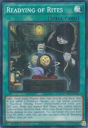 Readying of Rites [DUAD-EN086] Super Rare 1st Edition