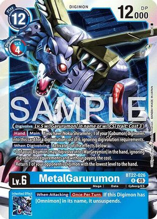MetalGarurumon [BT22-026] [Cyber Eden] Foil