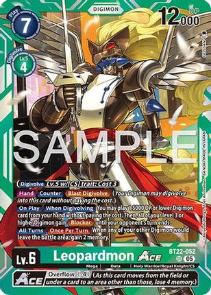Leopardmon ACE [BT22-052] [Cyber Eden] Foil