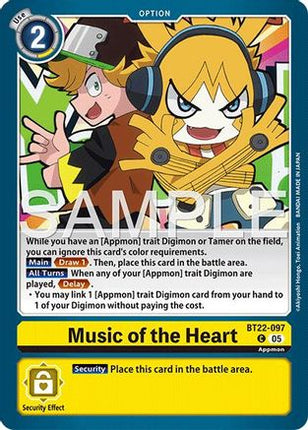 Music of the Heart [BT22-097] [Cyber Eden]