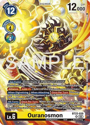 Ouranosmon [BT22-039] [Cyber Eden] Foil