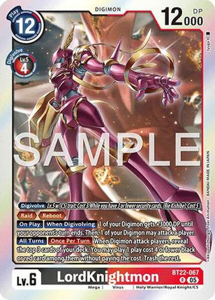 LordKnightmon [BT22-067] [Cyber Eden] Foil