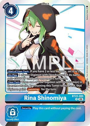 Rina Shinomiya [BT22-085] [Cyber Eden] Foil