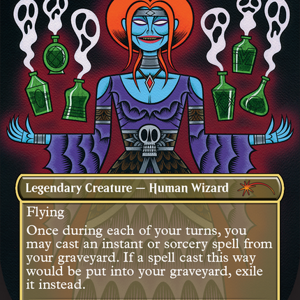 Kess, Dissident Mage (Borderless) [Secret Lair Drop]