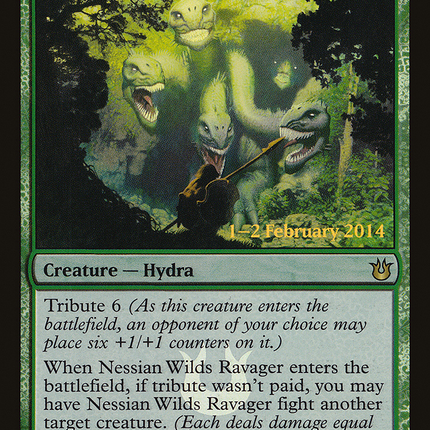 Nessian Wilds Ravager [Born of the Gods Promos] Prerelease Foil