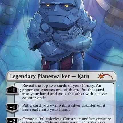 Karn, Scion of Urza (Borderless) [Secret Lair Drop]