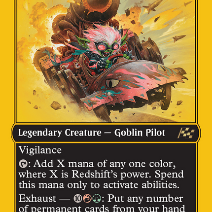 Redshift, Rocketeer Chief (First-Place Foil) [Aetherdrift] Foil
