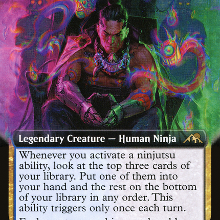 Satoru Umezawa (Extended Art) [Kamigawa: Neon Dynasty]