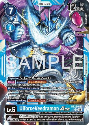 UlforceVeedramon ACE [BT22-025] [Cyber Eden] Foil