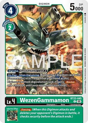 WezenGammamon [BT22-045] [Cyber Eden]