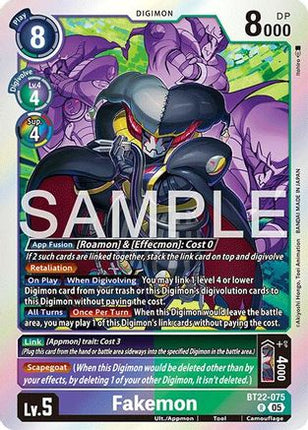 Fakemon [BT22-075] [Cyber Eden] Foil