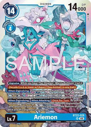 Ariemon [BT22-028] [Cyber Eden] Foil