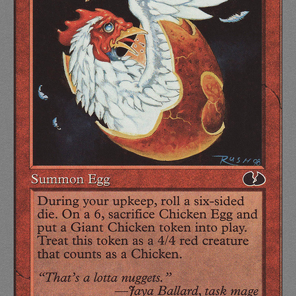 Chicken Egg [Unglued]