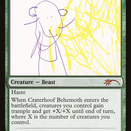 Craterhoof Behemoth [Secret Lair Drop]