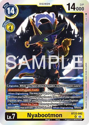 Nyabootmon [BT22-042] [Cyber Eden] Foil