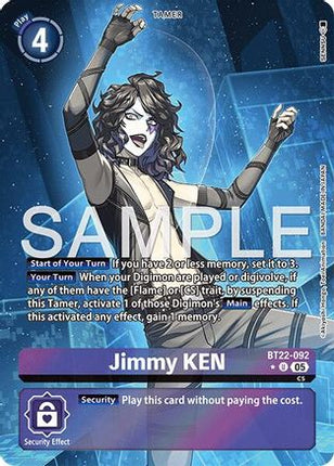 Jimmy KEN (Alternate Art) [BT22-092] [Cyber Eden] Foil