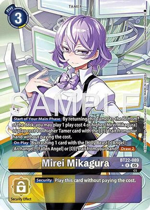 Mirei Mikagura (Alternate Art) [BT22-089] [Cyber Eden] Foil