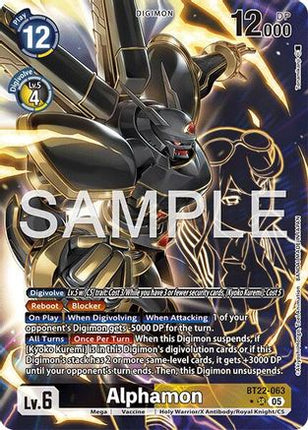 Alphamon (Alternate Art) [BT22-063] [Cyber Eden] Foil