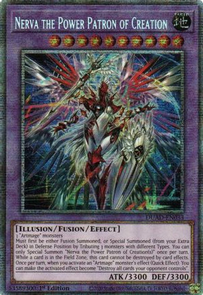 Nerva the Power Patron of Creation  [DUAD-EN033] Starlight Rare 1st Edition