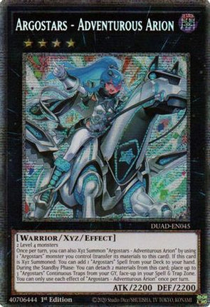 Argostars - Adventurous Arion  [DUAD-EN045] Starlight Rare 1st Edition