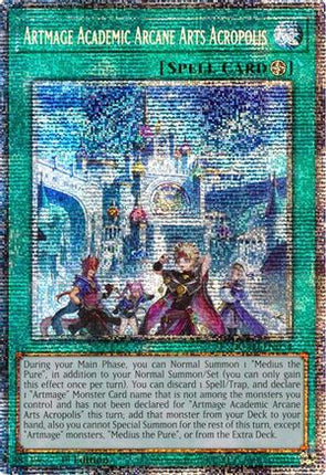 Artmage Academic Arcane Arts Acropolis  [DUAD-EN054] Starlight Rare 1st Edition