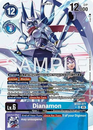 Dianamon (Alternate Art) [BT22-077] [Cyber Eden] Foil