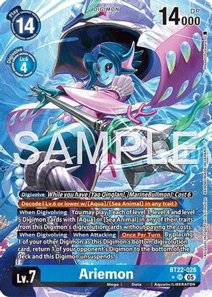 Ariemon (Alternate Art) [BT22-028] [Cyber Eden] Foil