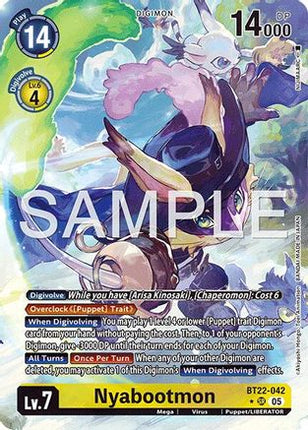 Nyabootmon (Alternate Art) [BT22-042] [Cyber Eden] Foil