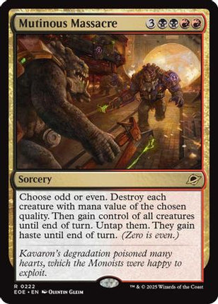 Mutinous Massacre [Edge of Eternities] Foil