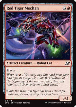 Red Tiger Mechan [Edge of Eternities] Foil