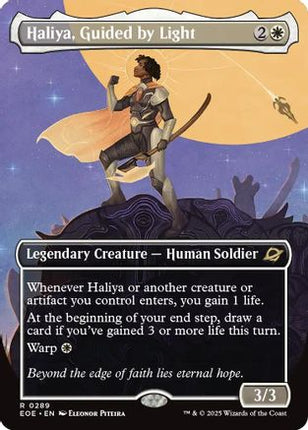Haliya, Guided by Light (Borderless) [Edge of Eternities] Foil