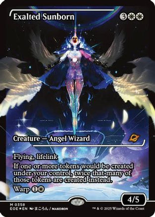 Exalted Sunborn (Showcase) [Edge of Eternities] Foil