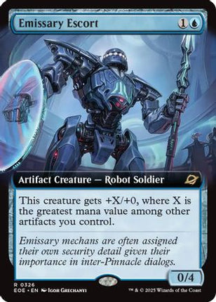 Emissary Escort (Extended Art) [Edge of Eternities] Foil