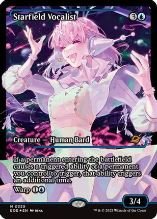 Starfield Vocalist (Showcase) [Edge of Eternities] Foil