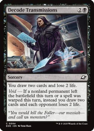 Decode Transmissions [Edge of Eternities]