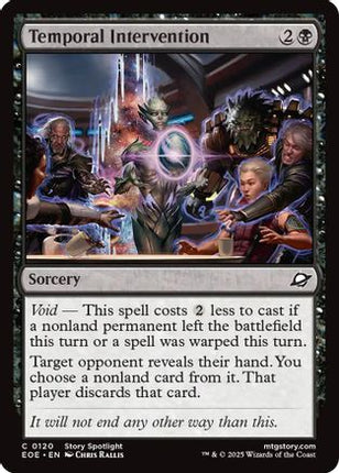 Temporal Intervention [Edge of Eternities] Foil