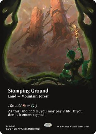 Stomping Ground (Borderless) [Edge of Eternities] Foil