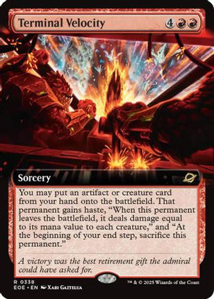 Terminal Velocity (Extended Art) [Edge of Eternities] Foil