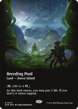 Breeding Pool (Borderless) (Galaxy Foil) [Edge of Eternities] Foil