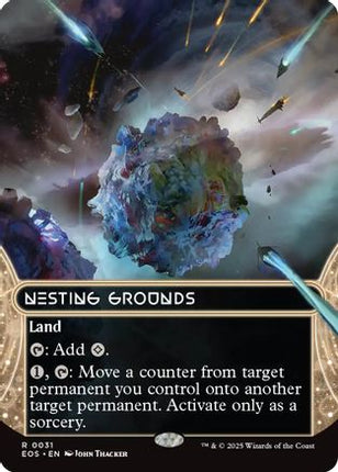 Nesting Grounds (0031) (Borderless) [Edge of Eternities: Stellar Sights] Foil